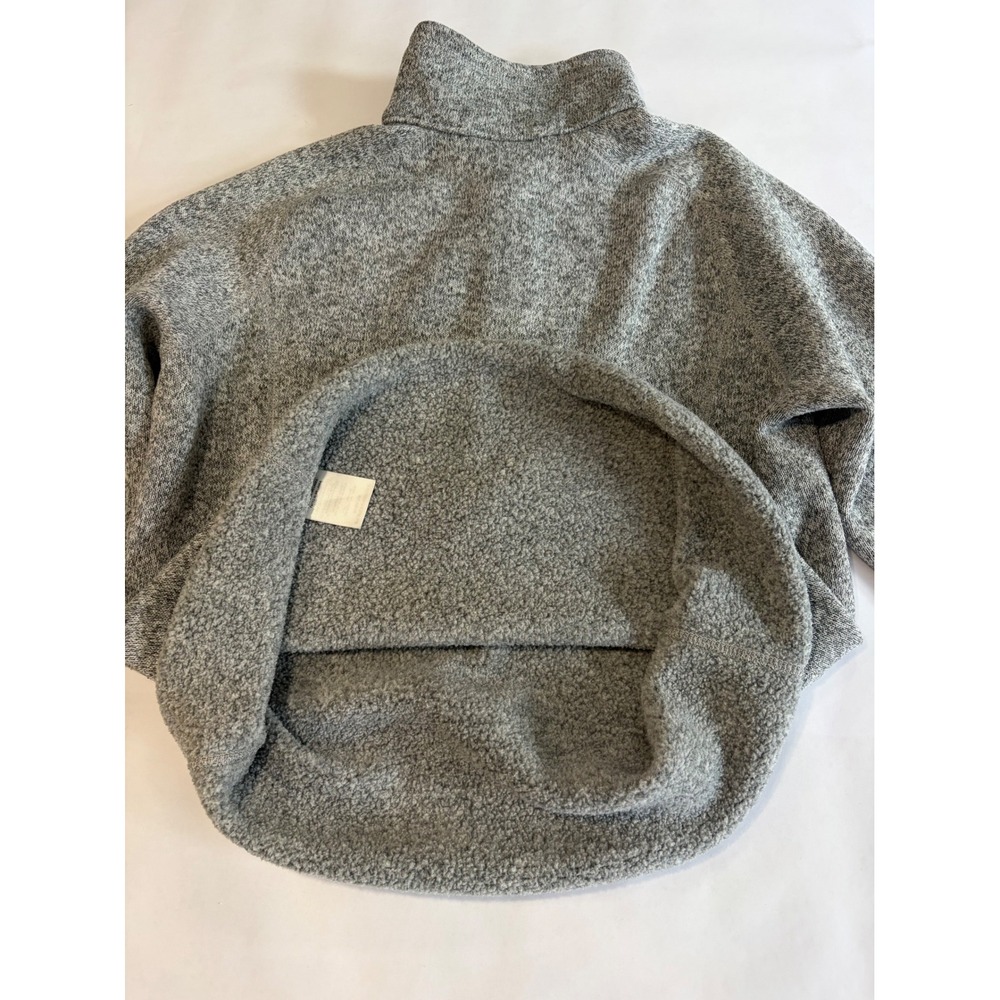 Patagonia Better Sweater 1/4 Zip Fleece Pullover Heather Grey Womens Medium - Picture 15 of 15